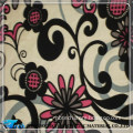 flower pinting & flocking fabric for covering sofa cushions, decorative fabric(tela para tapiceria)